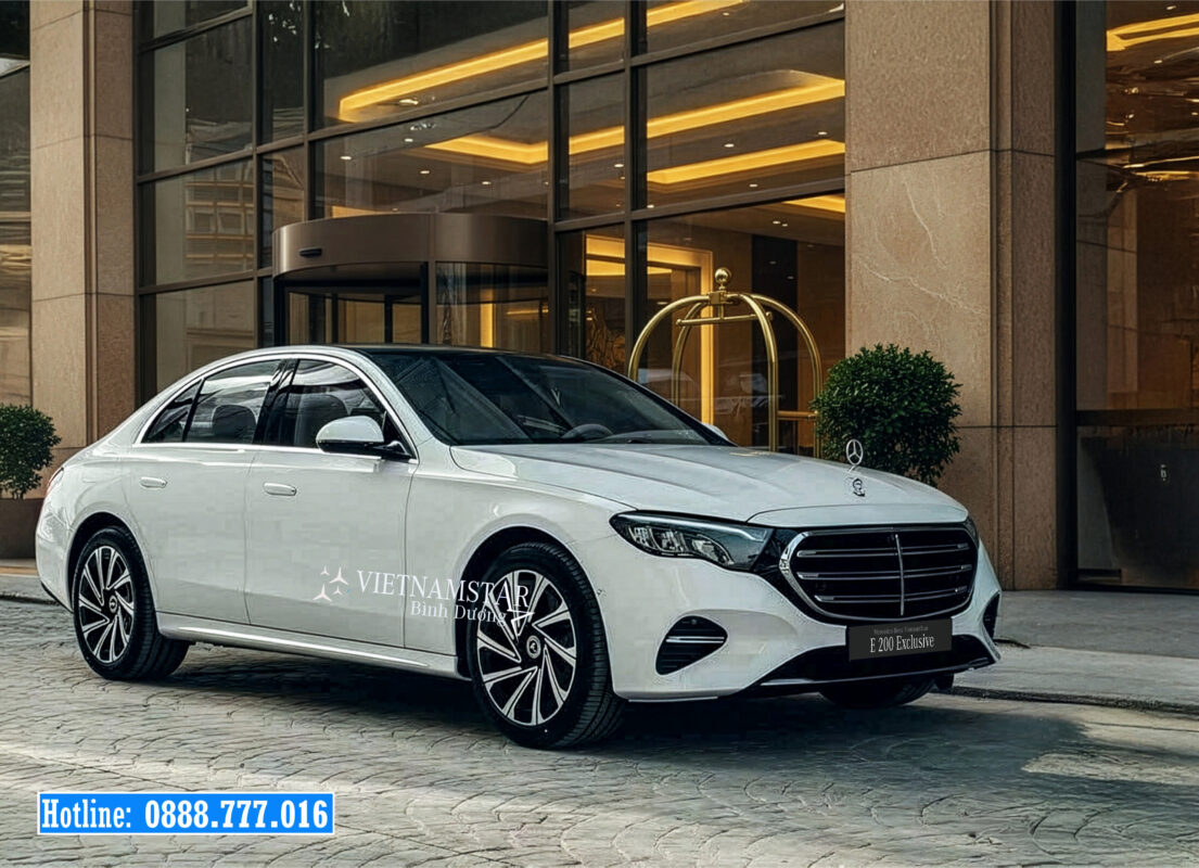 Mercedes E200 Màu Trắng