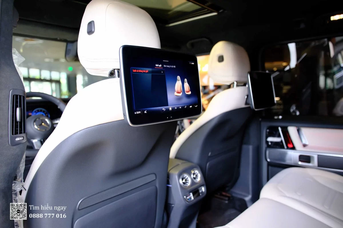 Nội Thất Mercedes Benz G580 Màu Kem