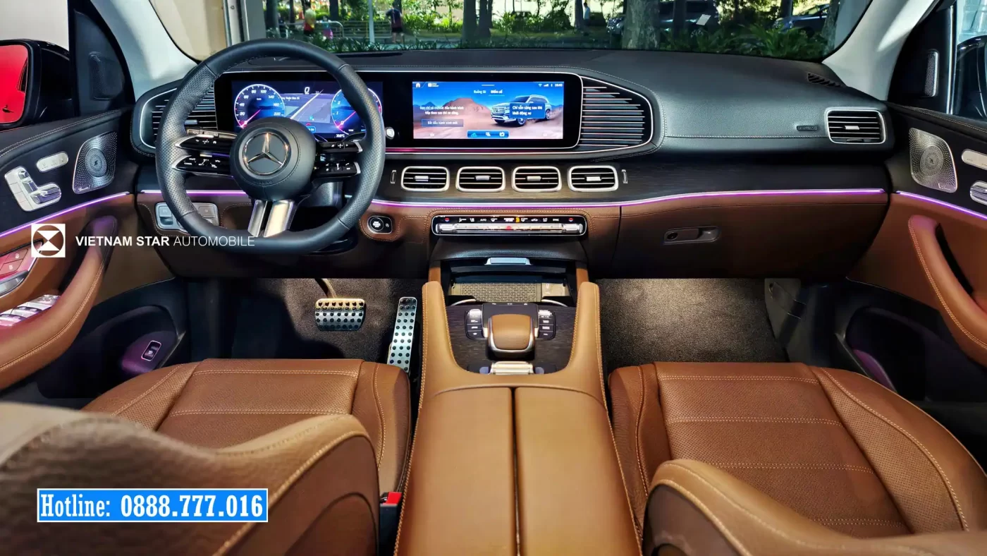 GLS 450 Facelift vô lăng thể thao 3 chấu bọc da Nappa