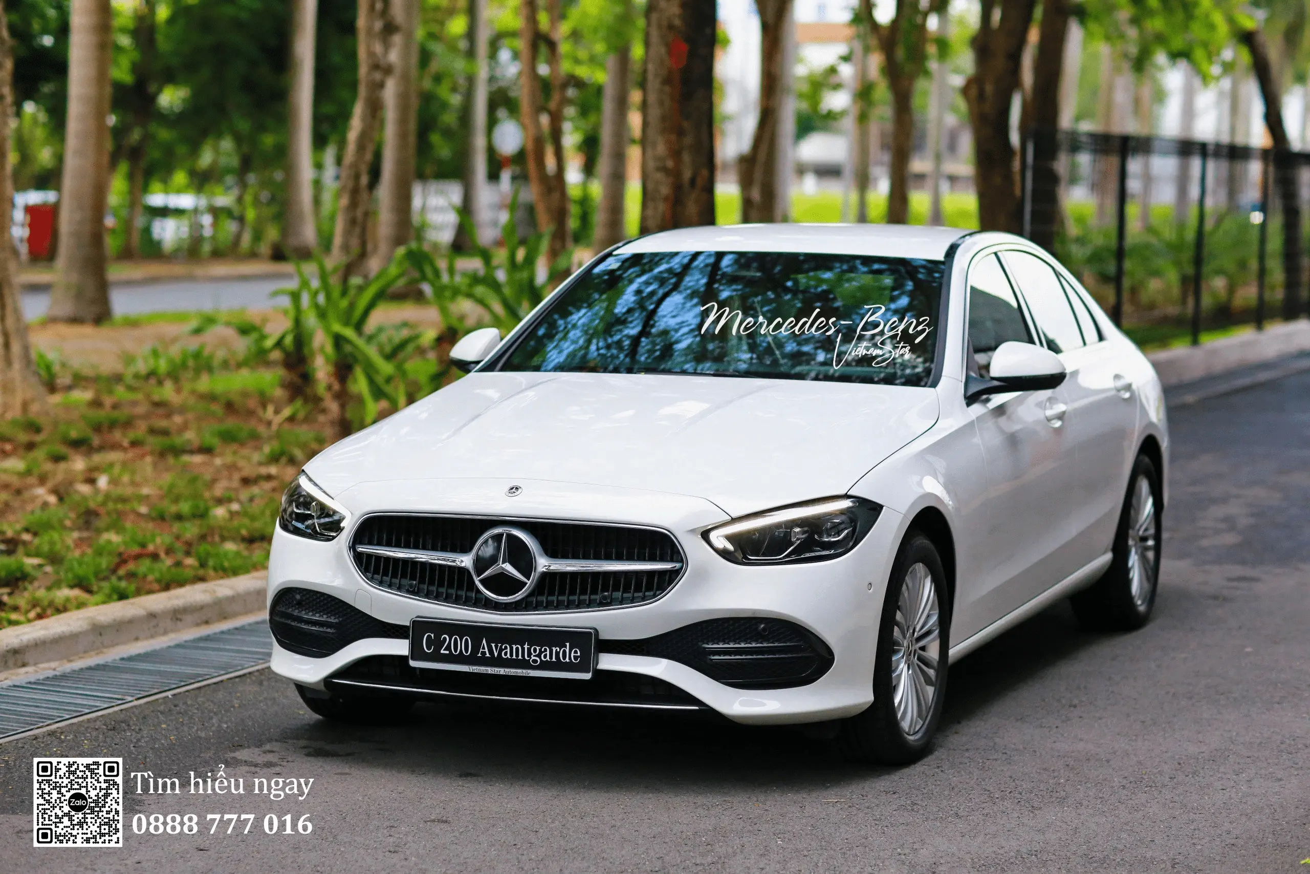 Mercedes-C200-Avantgarde-Mau-Trang Mercedes C200 Avantgarde Mau Trang