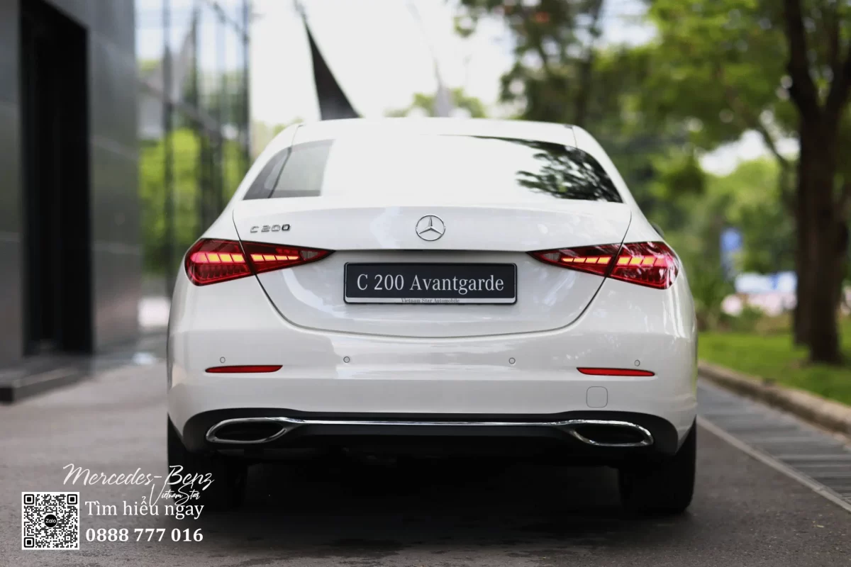 Mercedes C200 Mau Trang