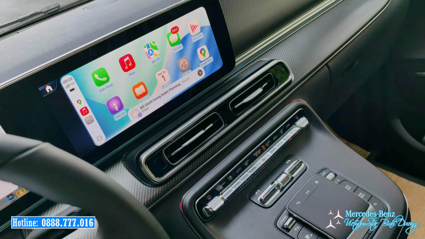 V300 AMG có Apple Carplay không dây