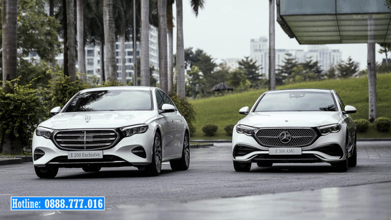 Mercedes-Benz E200 Exclusive và E300 AMG. So sánh giữa hai mẫu xe E-Class