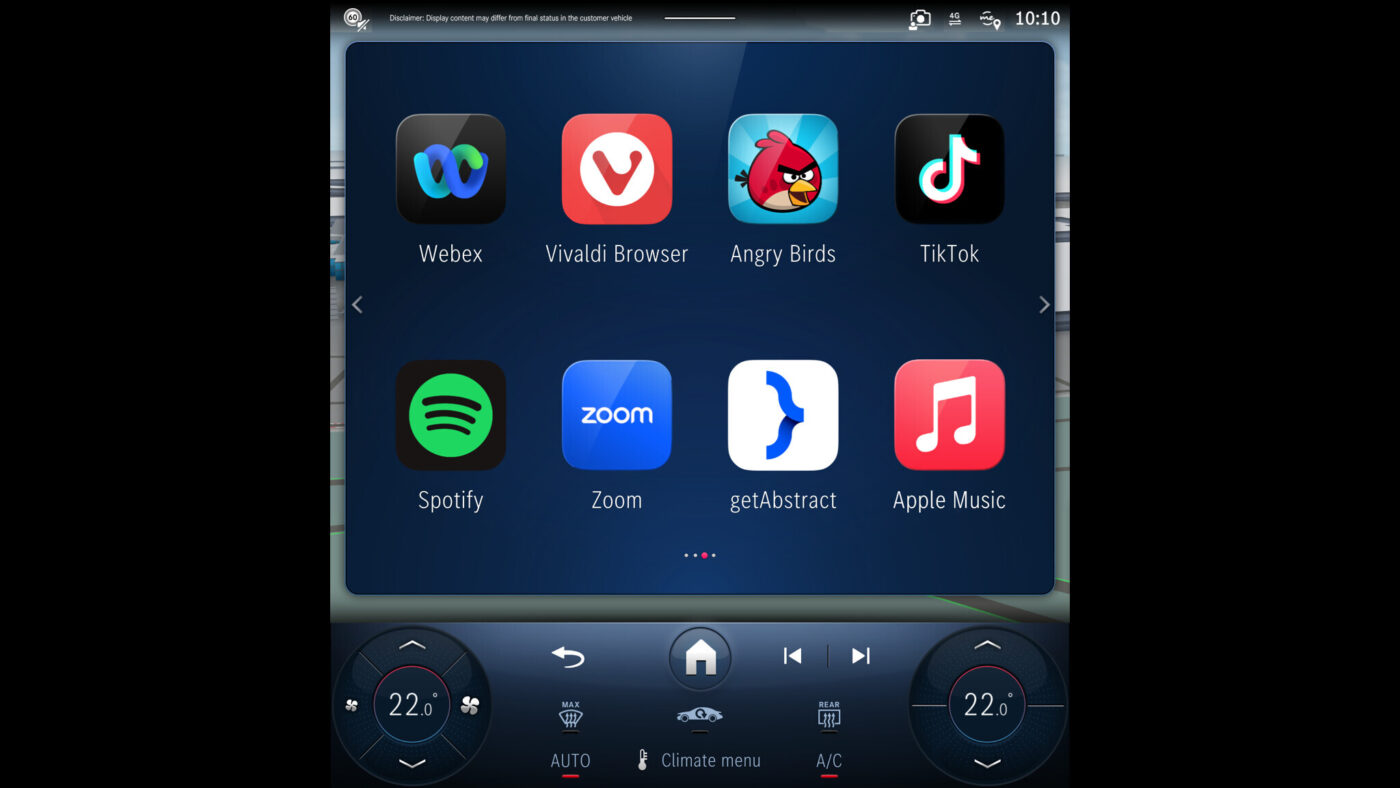 Tải các app ứng dụng trên Mercedes Me Connect