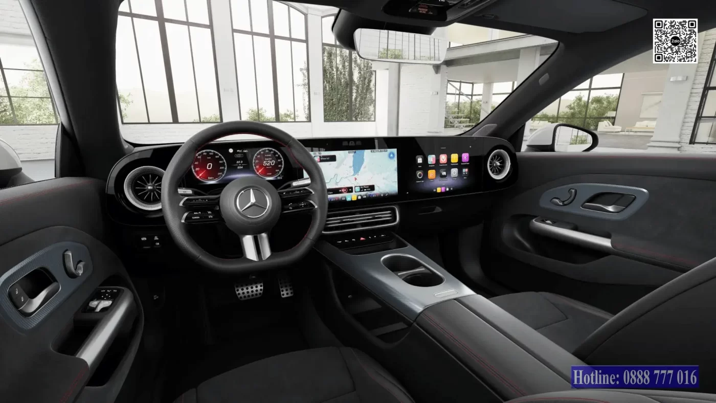Vô lăng CLA 200 Electric thiết kế thể thao AMG