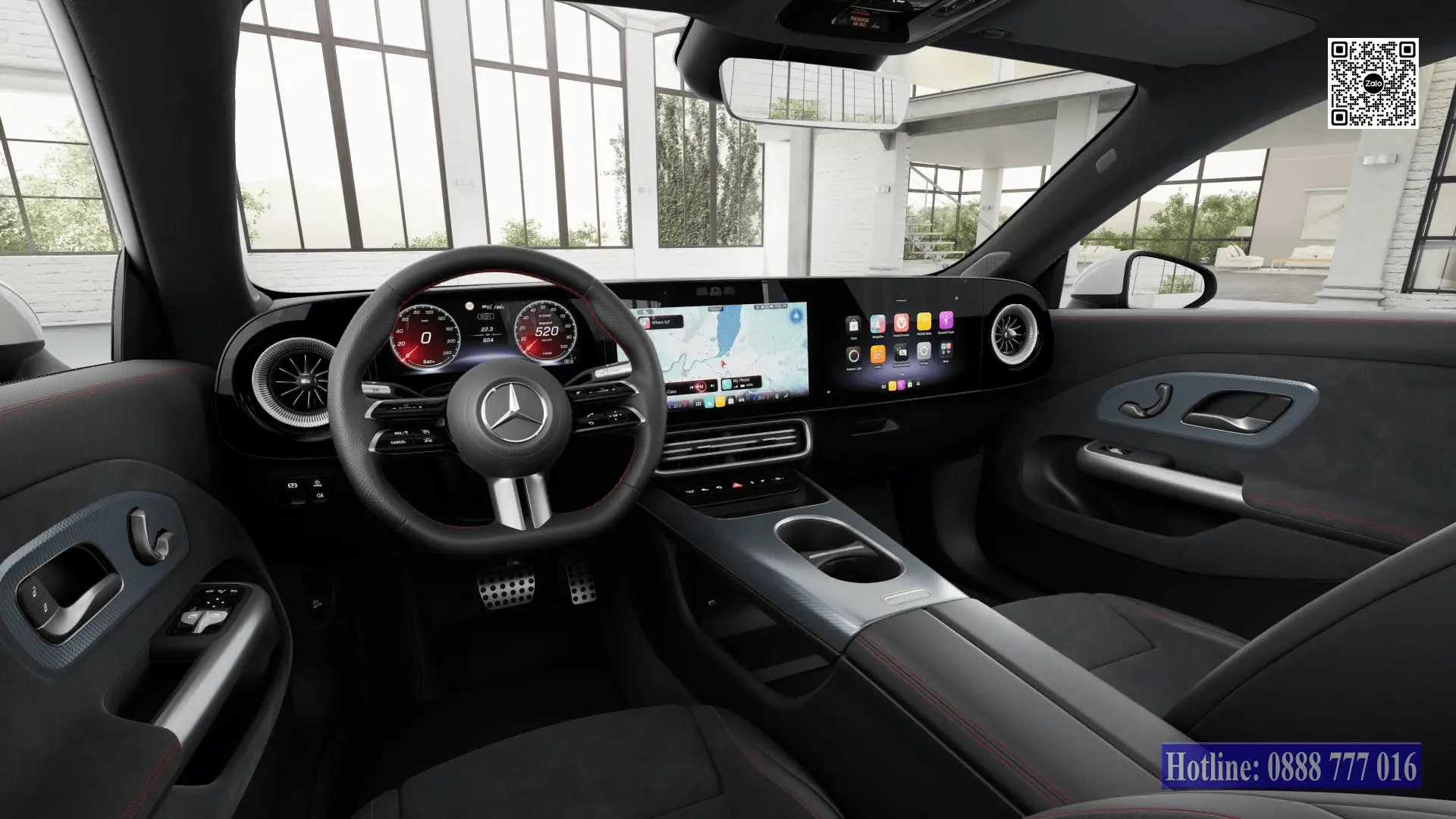 Nội-thất-CLA-200-03 (1) Nội thất Mercedes CLA 200 Electric