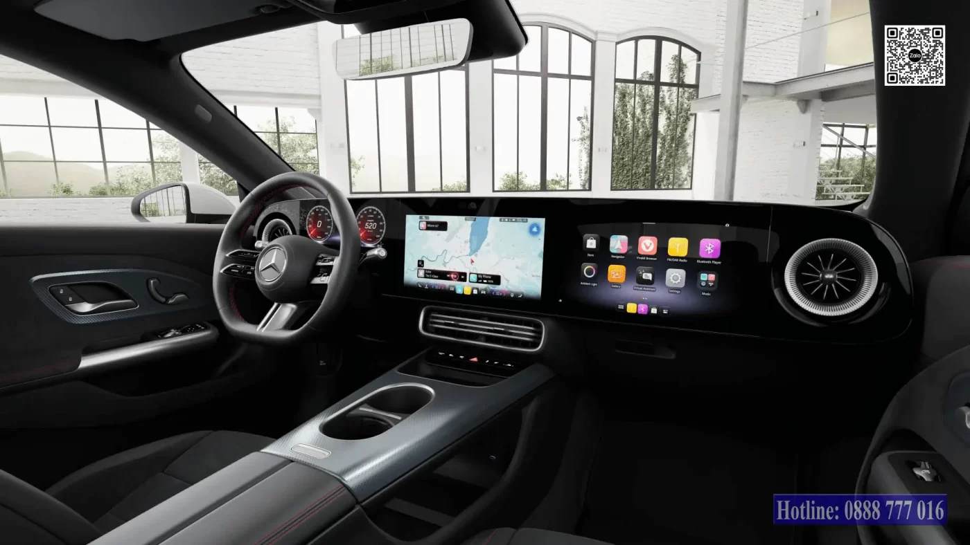 Nội thất Mercedes CLA 200 Electric