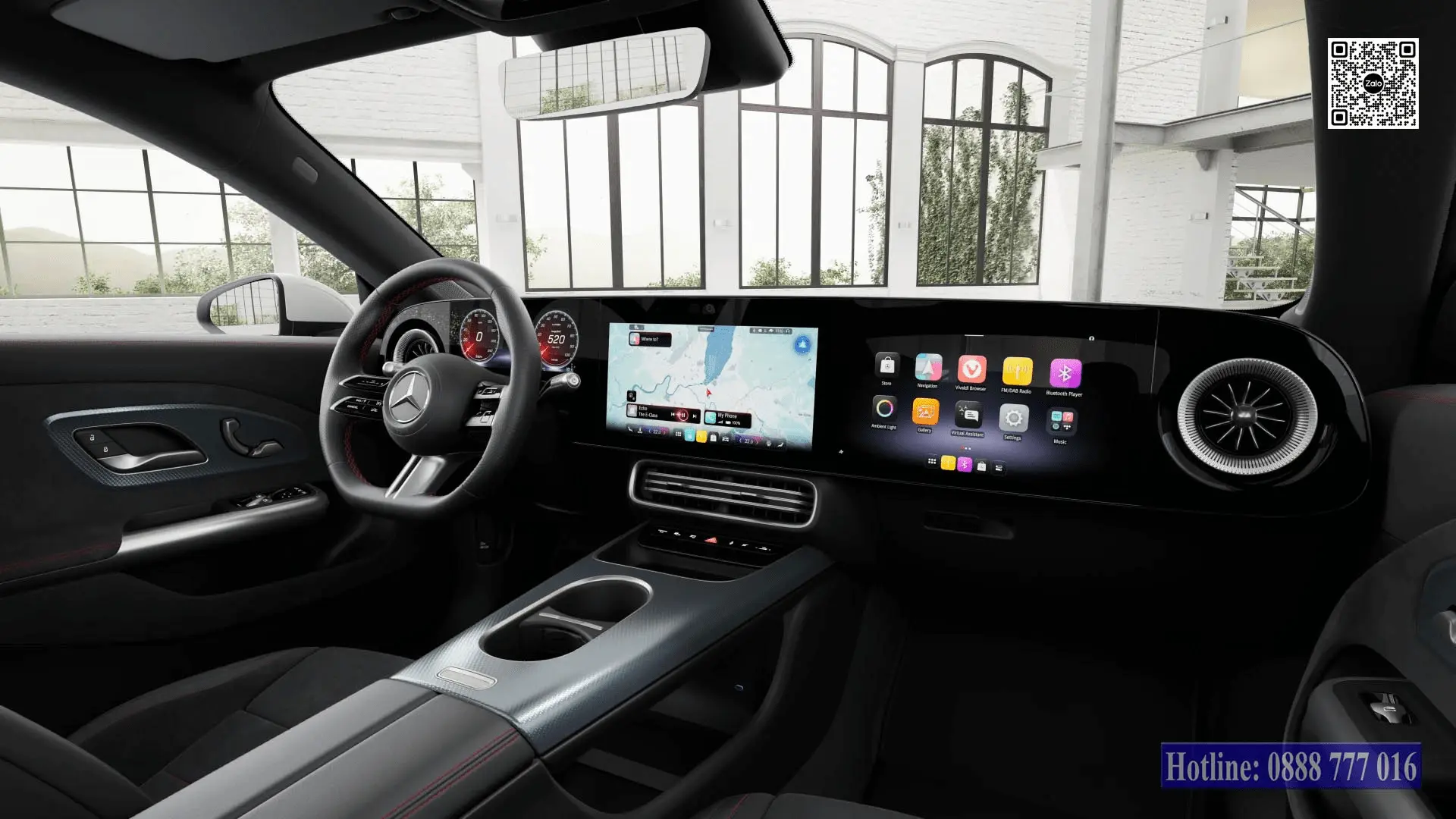 Nội-thất-CLA-200-04 (1) Nội thất Mercedes CLA 200 Electric