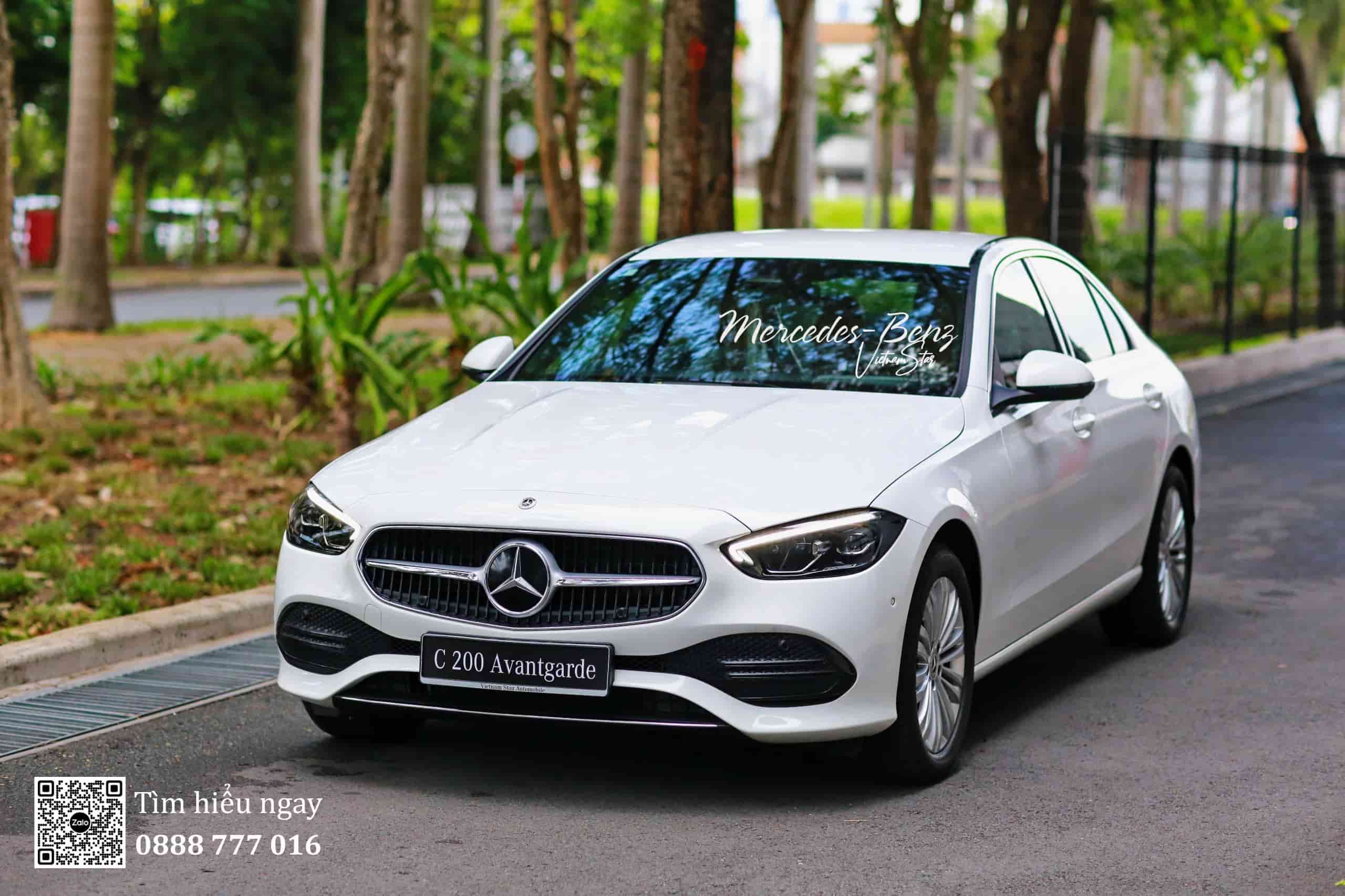 Mercedes-C200-Avantgarde-Mau-Trang Mercedes C200 Avantgarde