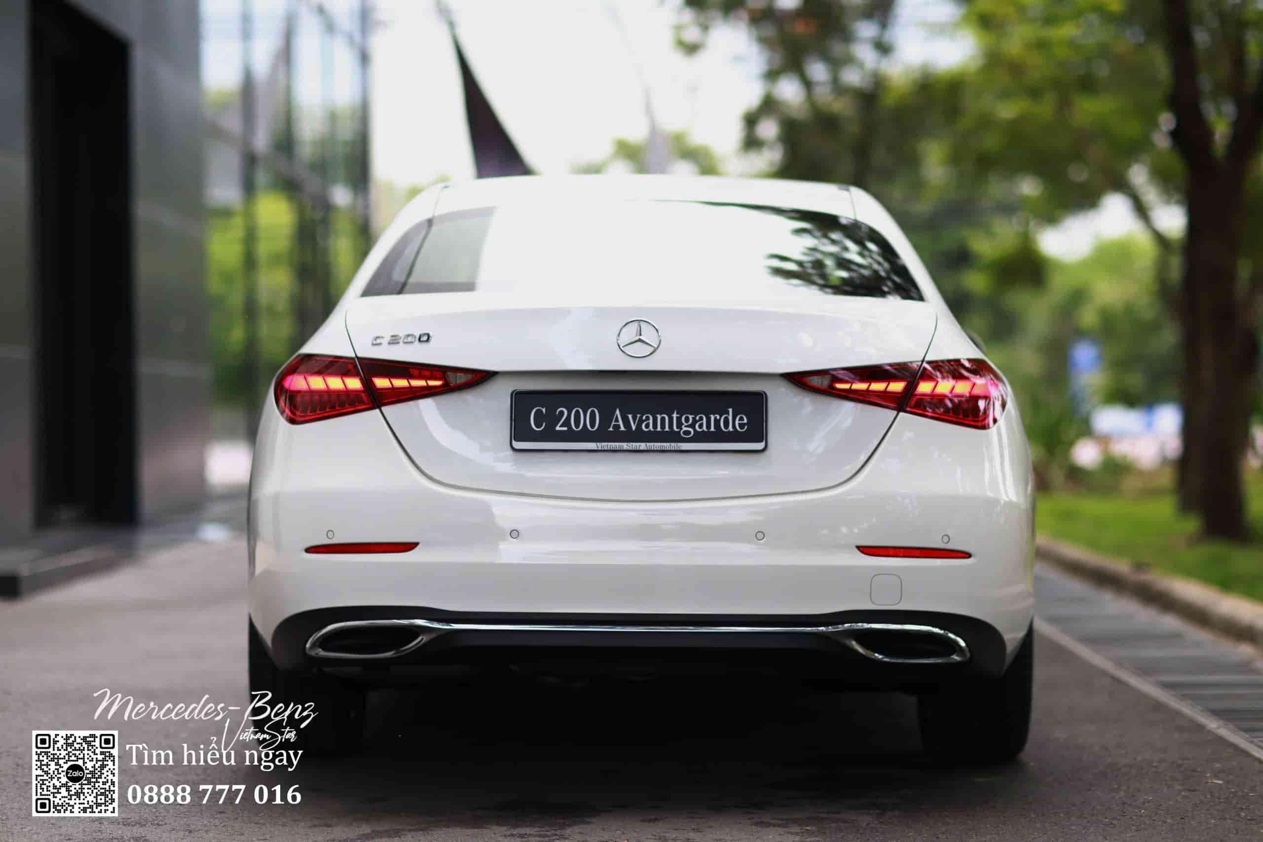 Mercedes-C200-Mau-Trang Mercedes C200 mới nhất